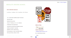 Desktop Screenshot of absolutedrivingschool.com